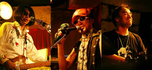 写真はバンドメンバーとして出演するBO GUMBO3の3人。