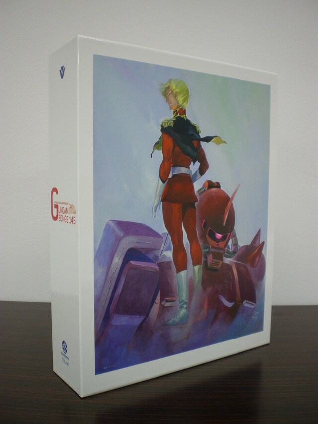 ボックス裏面のシャア＆シャア専用ザク