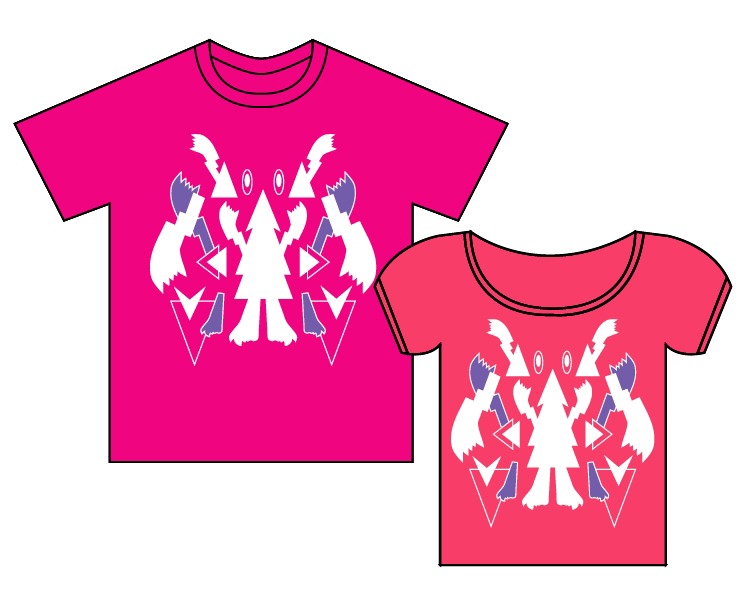 Saori@destinyとgalaxxxyのコラボTシャツ