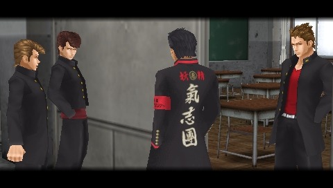 「喧嘩番長4～百年戦争～」ゲーム内画面。