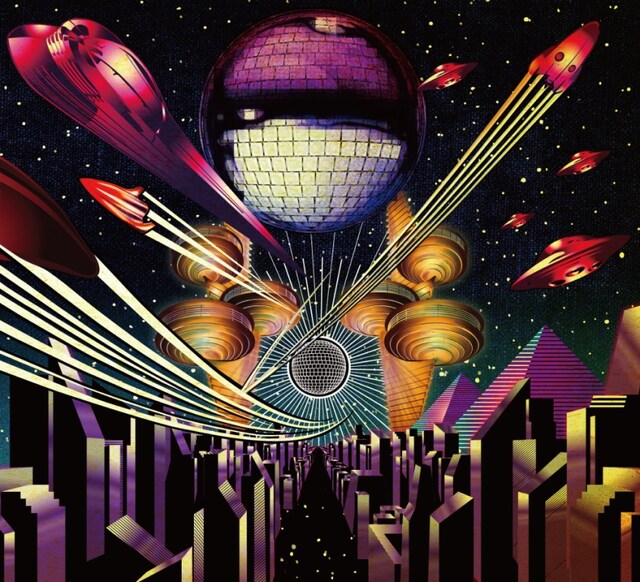 連続リリース第1弾となる「A.B.C.D. e.p.」ジャケット。近未来をイメージさせるスタイリシュなアートワークだ。