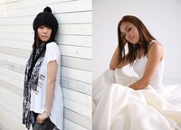 菅原紗由里（写真左）とMiss Monday（右）