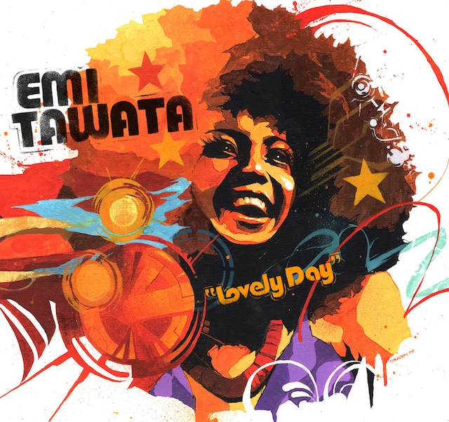 DRAGON76がアートディレクションを担当したシングル「Lovely Day」ジャケット。