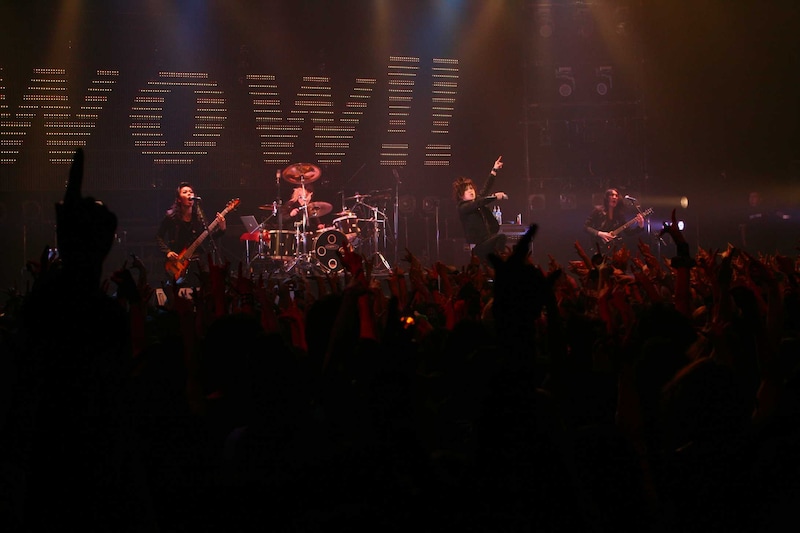 ギルガメッシュは2月21日の埼玉・HEAVEN'S ROCK さいたま新都心 VJ-3から、全14公演におよぶ全国ツアーをスタートさせる（撮影：平沼久奈）。