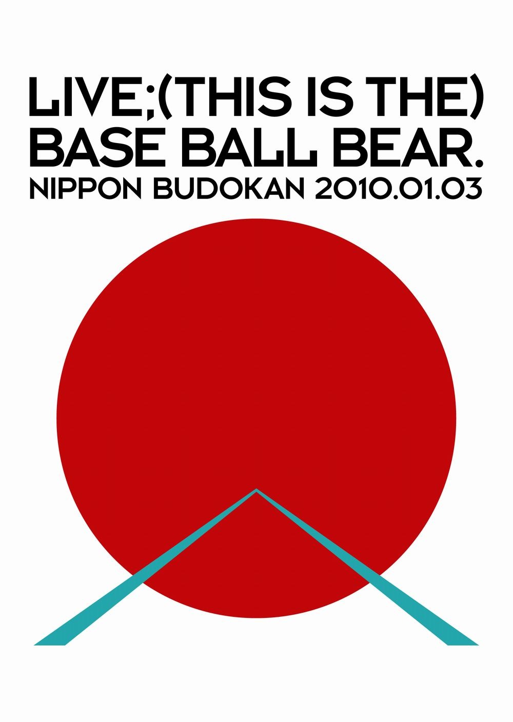 写真はライブDVD「LIVE;(THIS IS THE) BASE BALL BEAR. NIPPON BUDOKAN 2010.01.03」ジャケット。現在レーベルオフィシャルサイトでは、ライブ映像のダイジェスト版を配信中。