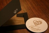 来場者に配られたバレンタインカード