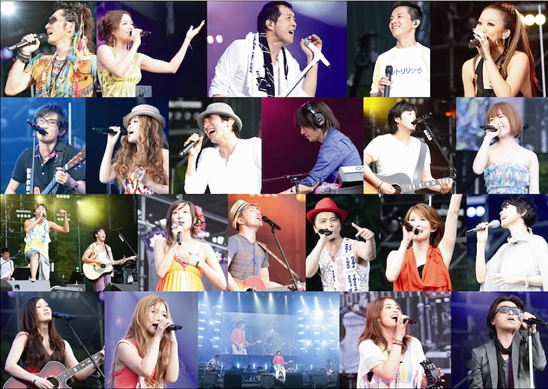 昨年の「ap bank fes」の模様を収録した3枚組ライブ＆ドキュメンタリーDVD「Live & Documentary DVD Bank Band with Great Artists ap bank fes'09」は、4月21日にリリース（写真は昨年のフェスの様子）。