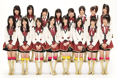 SKE48は3月24日にニューシングル「青空片想い」をリリース。同曲はTBS系テレビ「笑撃！ワンフレーズ」の3・4月度エンディングテーマに決定している（写真はSKE48チームS）。