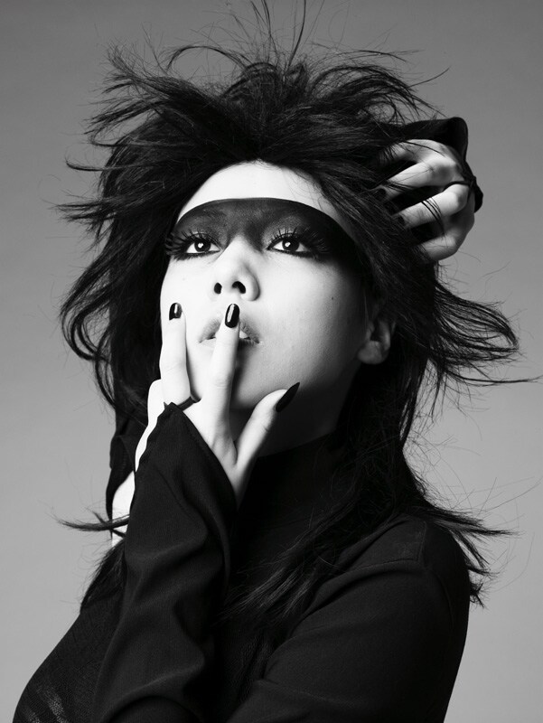 物憂げな目で遠くを見つめるゼブラクイーン。