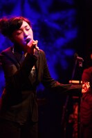 オフィシャルブログではアルバムの制作状況についても綴られており、「アルバムって作るの大変だね～～～（笑）」とコメントしている（写真はコンサート当日の様子）。