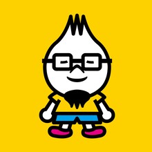 らっぷびとのキャラクターが描かれた「RAP GIFT EP」のジャケット。