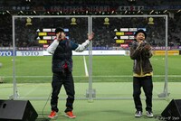 味の素スタジアムで行われた「東アジアサッカー選手権2010 決勝大会」開幕戦の模様。