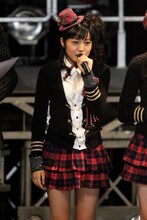 小川紗季は「メジャーデビューしてモーニング娘。さんみたいに有名になって、いろんな人に歌を聴いてもらうのが目標」と、力強くコメント。