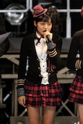 小川紗季は「メジャーデビューしてモーニング娘。さんみたいに有名になって、いろんな人に歌を聴いてもらうのが目標」と、力強くコメント。