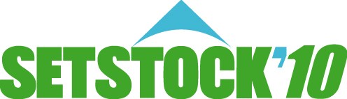 「SETSTOCK'10」ロゴマーク。