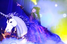 水樹奈々（写真は全国ツアー「NANA MIZUKI LIVE ACADEMY 2010」横浜アリーナ公演より）。