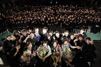 ライブ終了後の記念撮影。