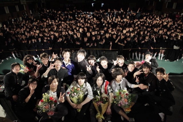 ライブ終了後の記念撮影。