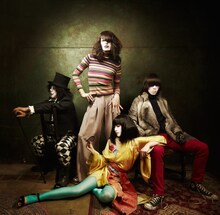 異世界に迷い込んだような錯覚を覚えさせる毛皮のマリーズの最新アーティスト写真。