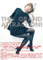 写真はリリースパーティ「THE GRAND ATTRACTION!」フライヤー。アルバムジャケット同様、熊田曜子がモデルを務めている。