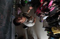 ダイノジによる「日替わり研究室」の様子。エアギター講座が開かれた（撮影：岡利恵子）