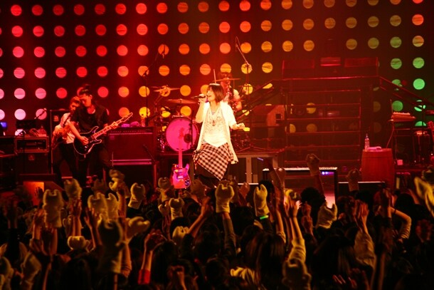 オーディエンスはオフィシャルグッズの「ピコパペット」を手にライブを堪能。