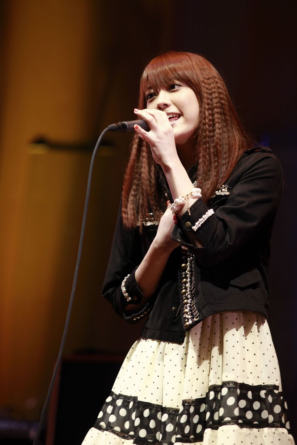 ファンへ感謝を伝えるように、心を込めて1曲1曲を歌い上げた福田。「ずっとずっとやりたかったライブで、あんまりしゃべると泣きそうなんです」と語った。