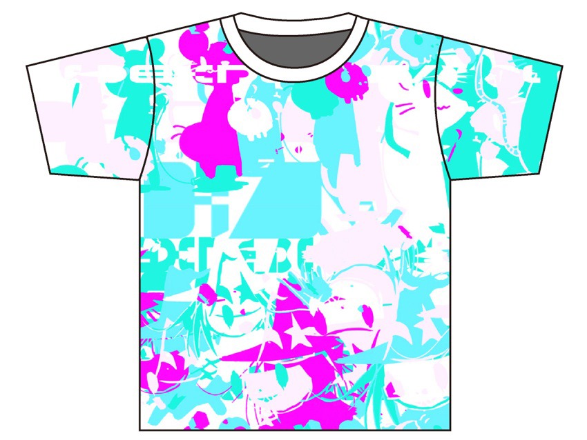 galaxxxyから発売されるコラボウェア「DEDEMOUSE×せかまほ×galaxxxyゲームバグTシャツ」。