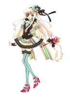 いとうのいぢ描き下ろしのツアーキャラクター「ジュエル」。