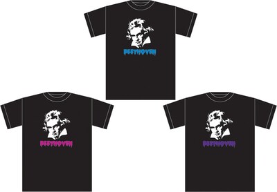 Tシャツはピンク、ブルー、パープルの3種類のカラーを用意。