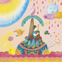 「トロピカル コンピューター」のジャケットは極彩色での優しいタッチに定評があるイラストレーター、Boojilによる描き下ろし。