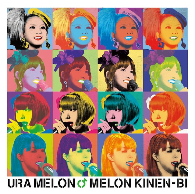 ファイナルツアー「MELON'S NOT DEAD」はZepp Osaka、名古屋CLUB DIAMOND HALL、中野サンプラザの3会場で開催される（写真はカップリングベスト「URA MELON」ジャケット）。