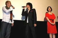 舞台挨拶は上映前に行われたため、ネタバレトークは厳禁。キャスト陣は話したくてうずうずしている様子だった。