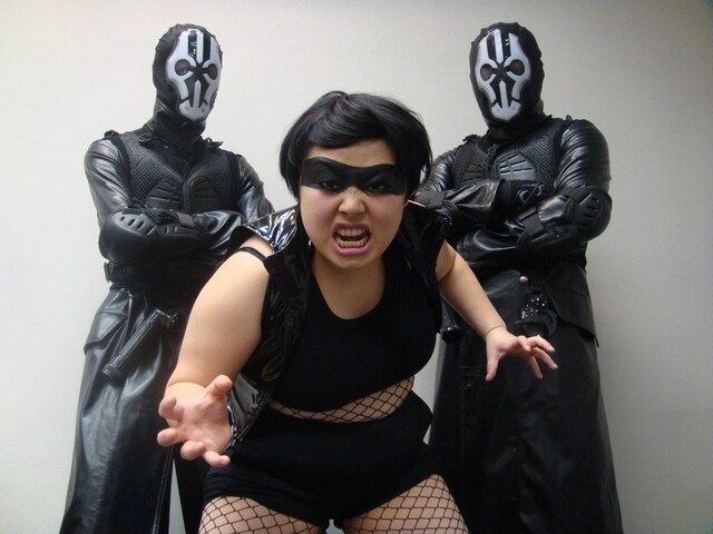 渡辺直美演じるゼブラクイーン。大胆なメイクと露出度は本物さながら。