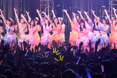 写真は4月29日、Zepp Nagoyaで行われたSKE48の単独コンサート「SKE48伝説､始まる」より。
