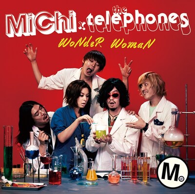 MiChi×the telephones「WoNdeR WomaN」ジャケット