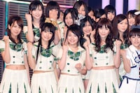 NHK初登場となったアイドリング!!!は18人で、6月9日発売のニューシングル「目には青葉 山ホトトギス 初恋」を歌い会場を盛り上げた。