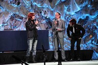 会見でロラパルーザ出演について訊かれたYOSHIKIは、「とても光栄です。でもぶちかまします！」とコメント。