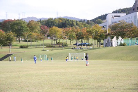 「TAICOCLUB Camps'11」の会場となる新潟県中魚沼郡津南町ニュー・グリーンピア津南。