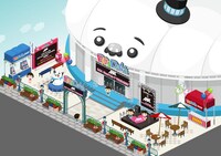 アメーバピグ内にオープンするライブ空間「ピグドーム」。