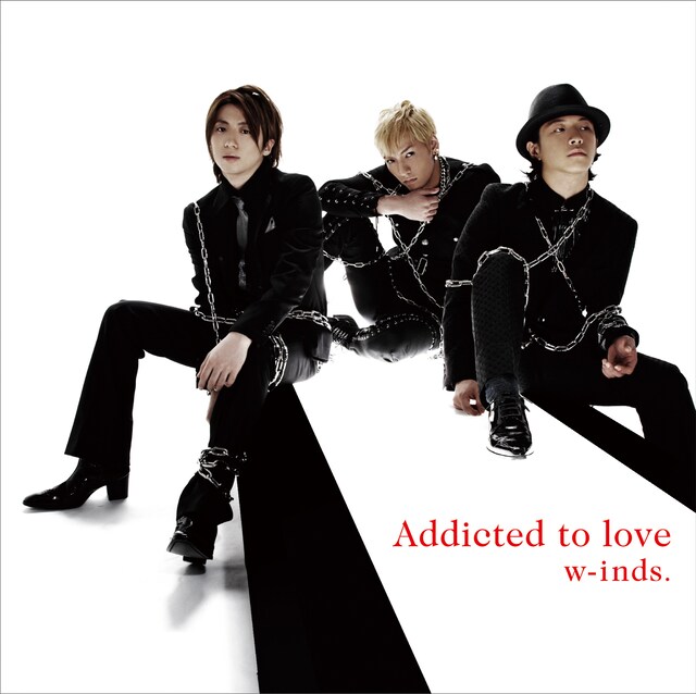 ニューシングル「Addicted to love」ジャケット写真。