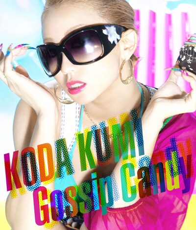 「Gossip Candy」CD+DVD仕様ジャケット。DVDには「Inside Fishbowl」「Outside Fishbowl」「Lollipop」3曲のビデオクリップが収録される。