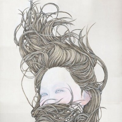 「Happy Rebirthday To You」のジャケットは画家の海老原靖によるもの。向はこの絵について「彼のこの絵がジャケットになって初めて『Happy Rebirthday To You』と言う作品が完成したのです。ここまで『ああ、完璧だ』って思った事は無い位、音とこの絵が凄まじくリンクしている気がするのです」と語っている。