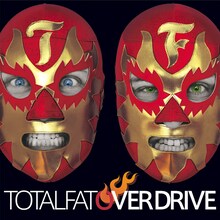 TOTALFATのニューアルバム「OVER DRIVE」ジャケット。
