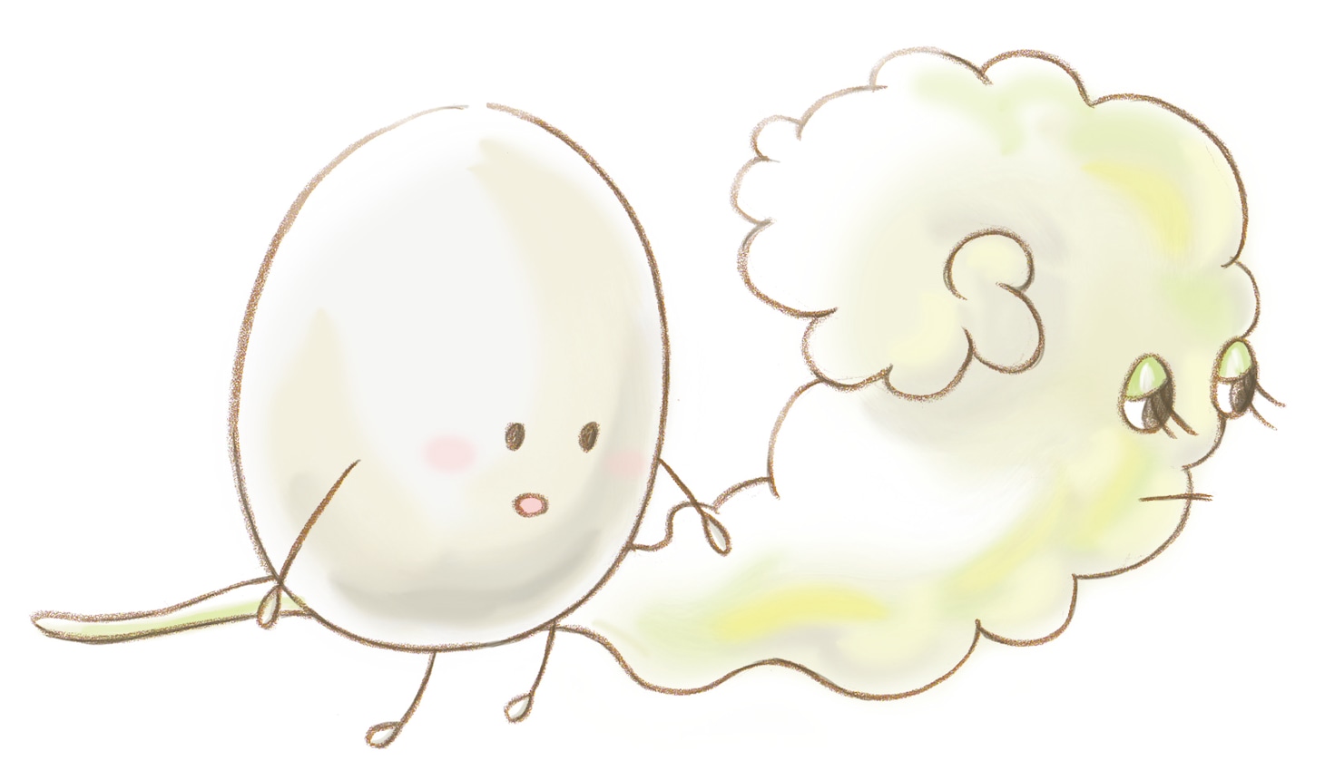 「そらいろ～ Simple Treasure ～」の絵本キャラクター。
