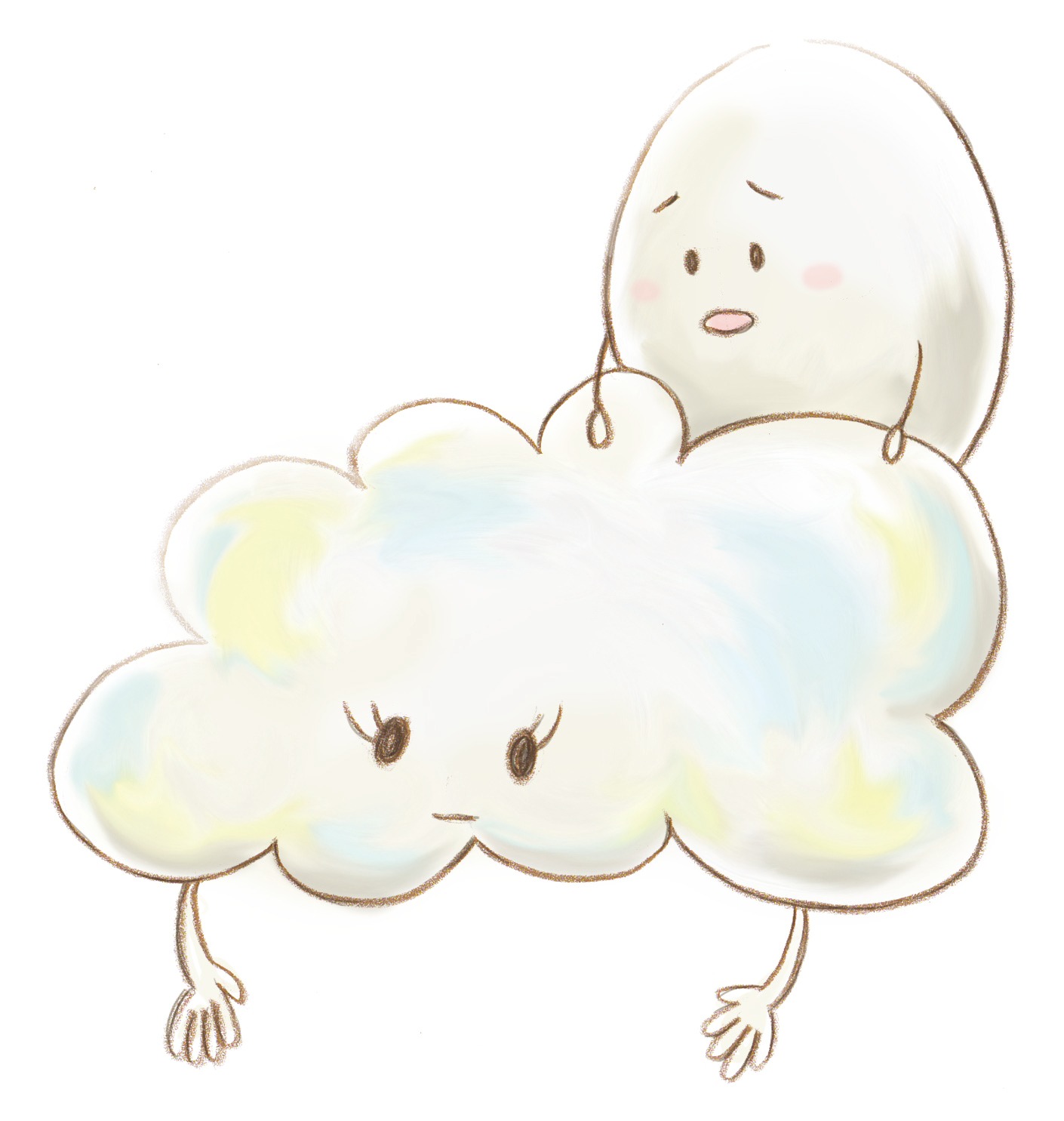 「そらいろ～ Simple Treasure ～」の絵本キャラクター。