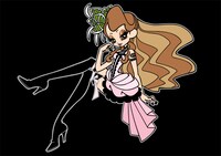 VISION FACTORYの公式携帯サイトでは、このキャラクターを使ったきせかえキットを7月より配信する。