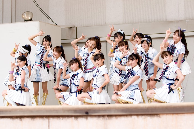 「ポニーテールとシュシュ」ラストの決めポーズ。