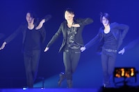 写真は「JUNSU/JEJUNG/YUCHUN THANKSGIVING LIVE IN DOME」の模様。