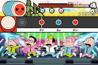 「太鼓の達人」RIP SLYMEパッケージのゲームプレイ画面。